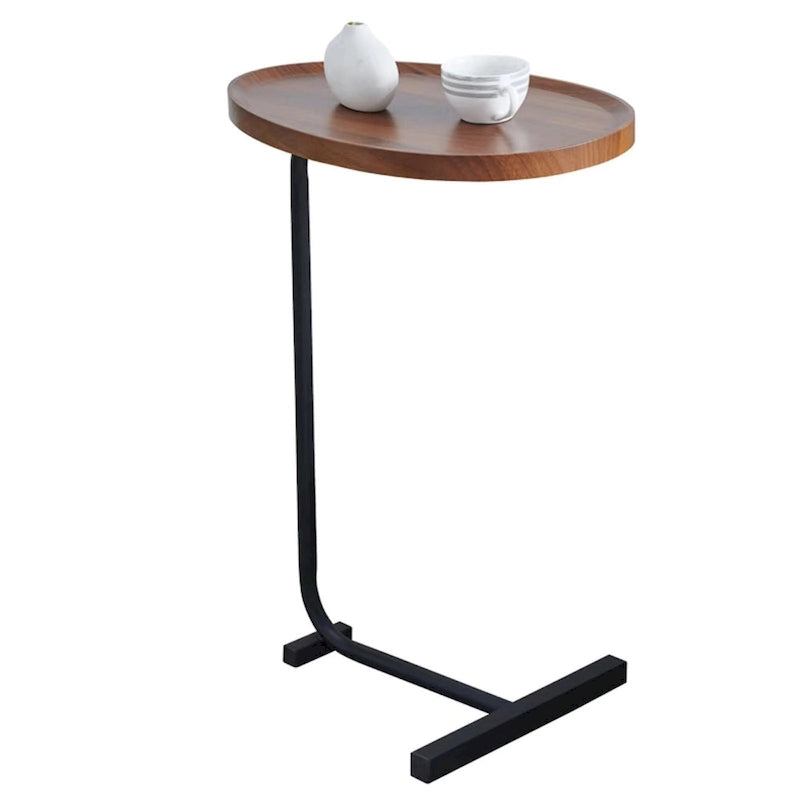 C-Shaped Sofa Side Table