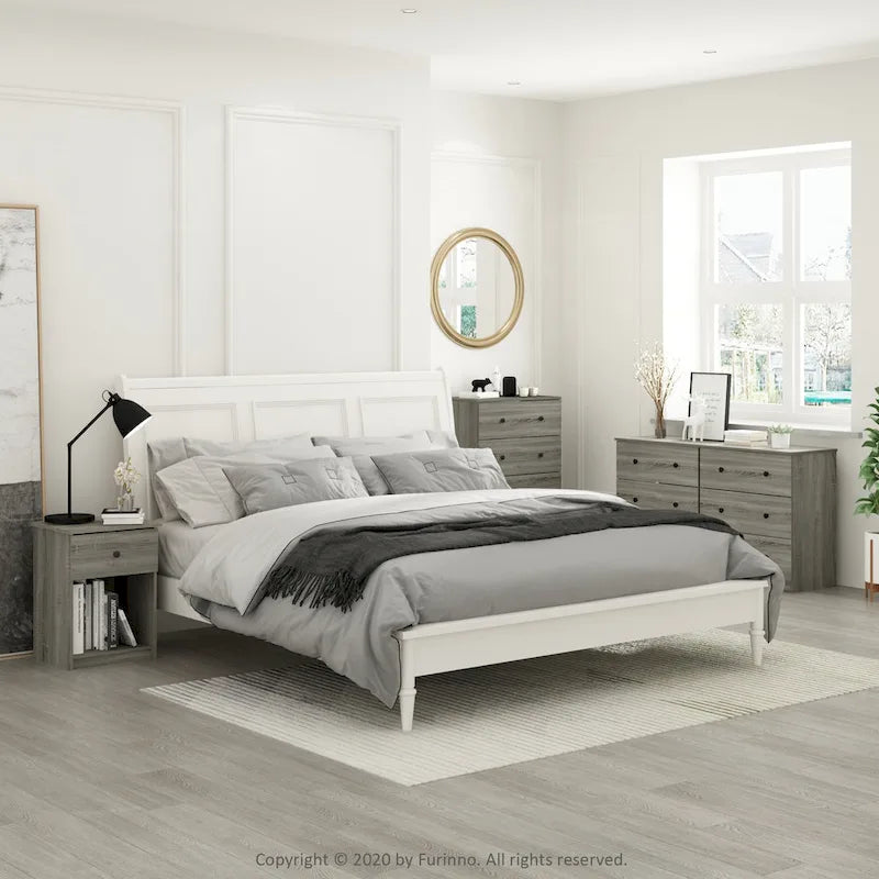 4-Drawer Dresser with Sliding Rails – Minimalist Bedroom Storage