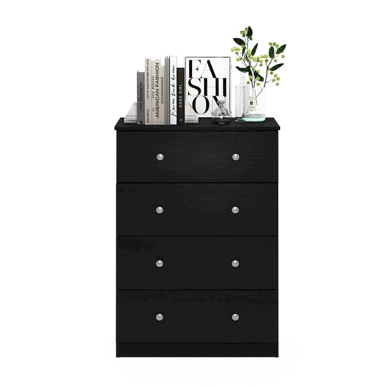 4-Drawer Dresser with Sliding Rails – Minimalist Bedroom Storage