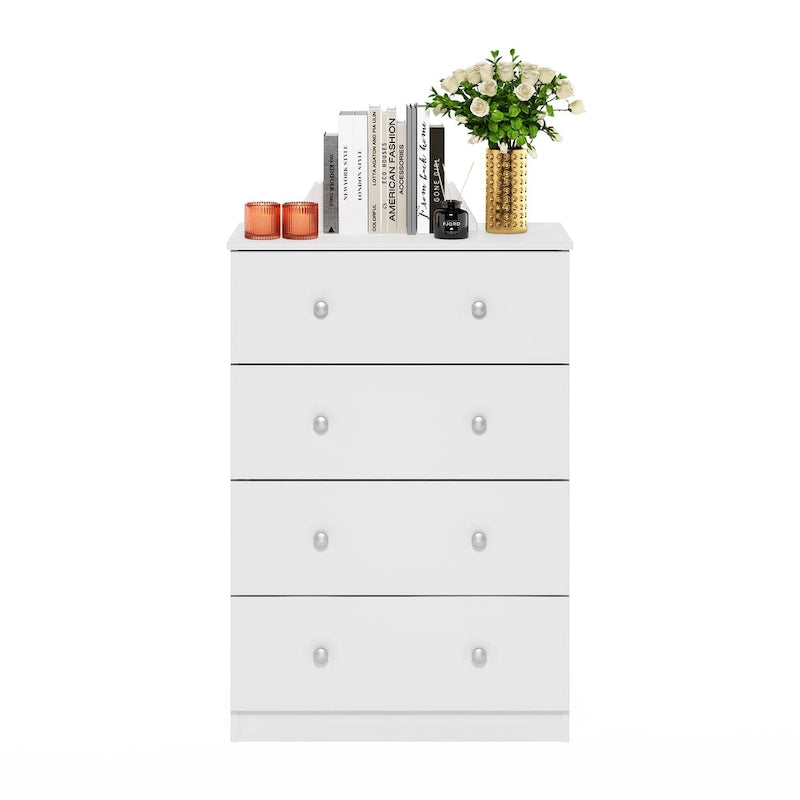 4-Drawer Dresser with Sliding Rails – Minimalist Bedroom Storage