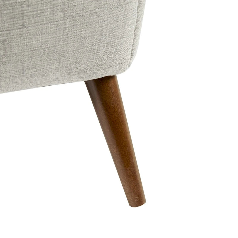 Geschwungener Lounge-Sessel im Mid-Century-Stil