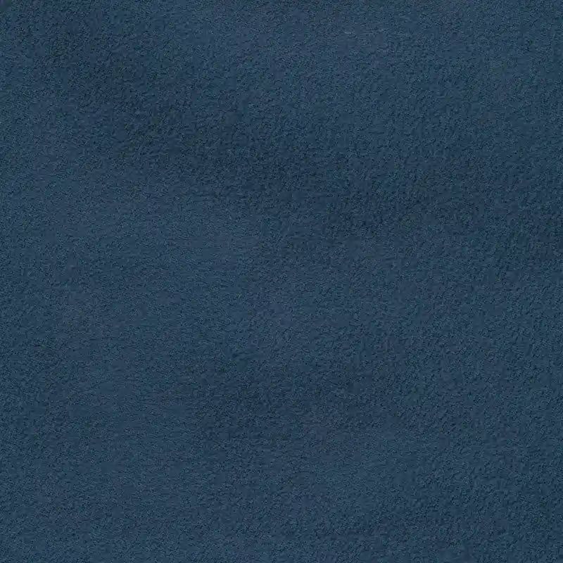 Navy Blue Microfiber Loveseat with Pillow Back & Flared Arms