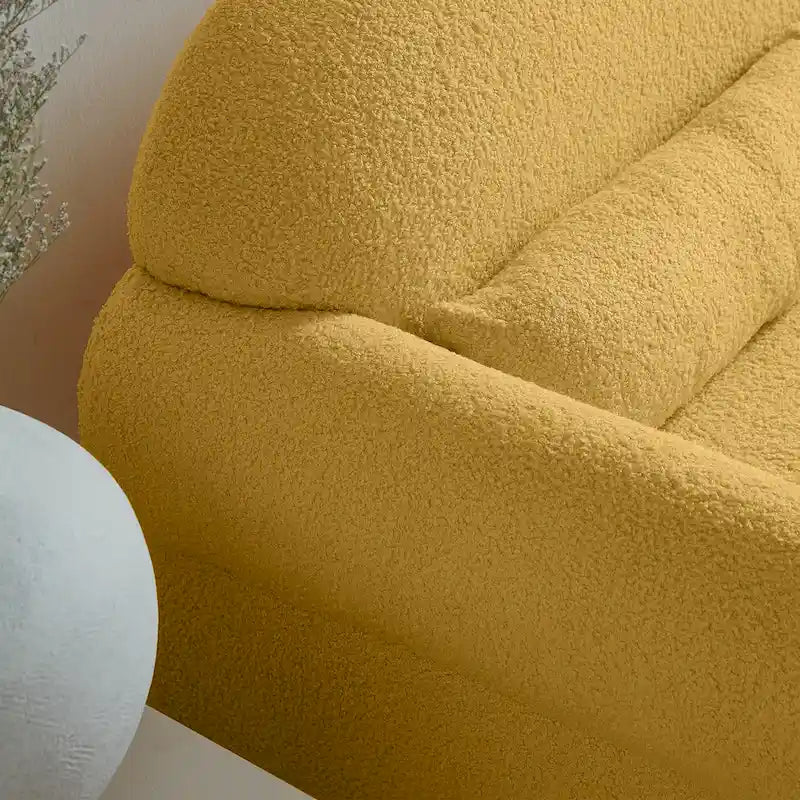 Modernes 2-Sitzer-Sofa mit Lendenkissen