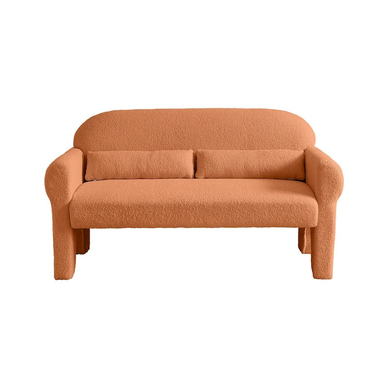 Modernes 2-Sitzer-Sofa mit Lendenkissen