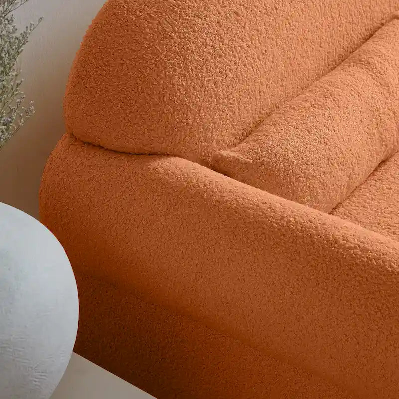 Modernes 2-Sitzer-Sofa mit Lendenkissen