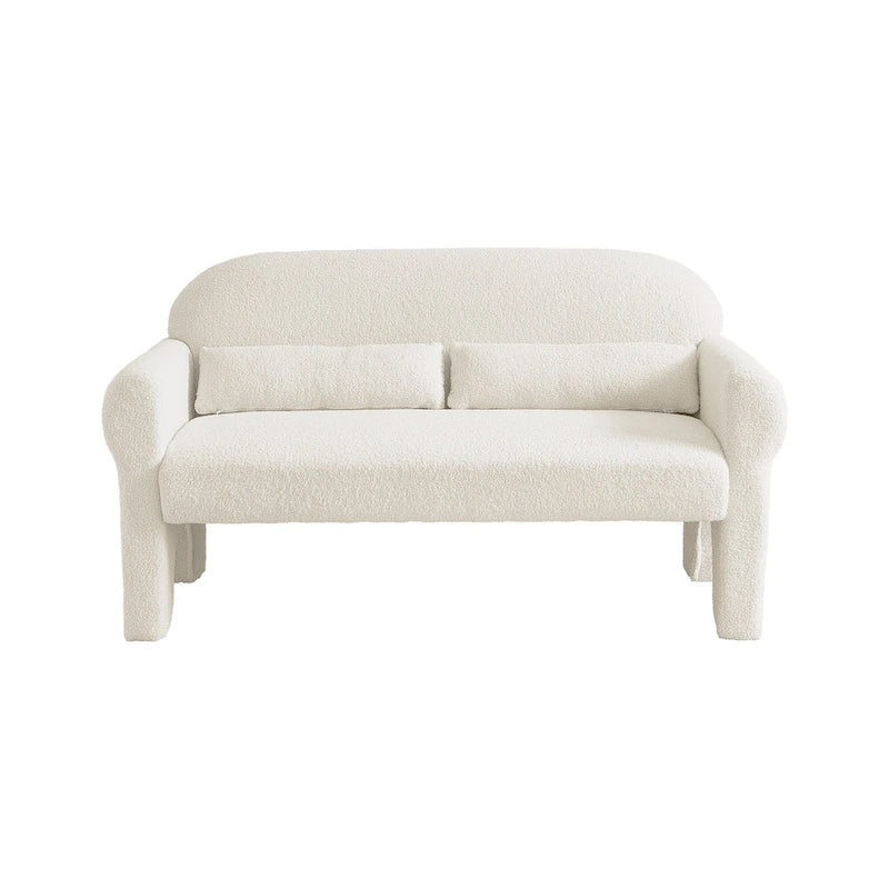 Modernes 2-Sitzer-Sofa mit Lendenkissen