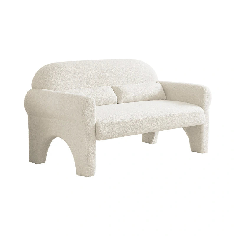 Modernes 2-Sitzer-Sofa mit Lendenkissen