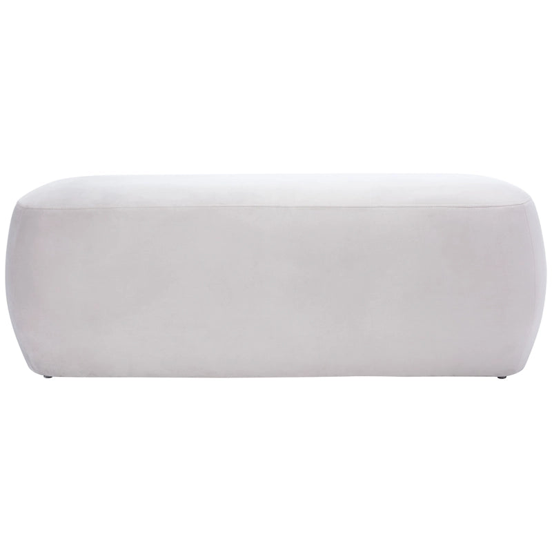 Rectangular Velvet Ottoman – Modern Accent Footstool