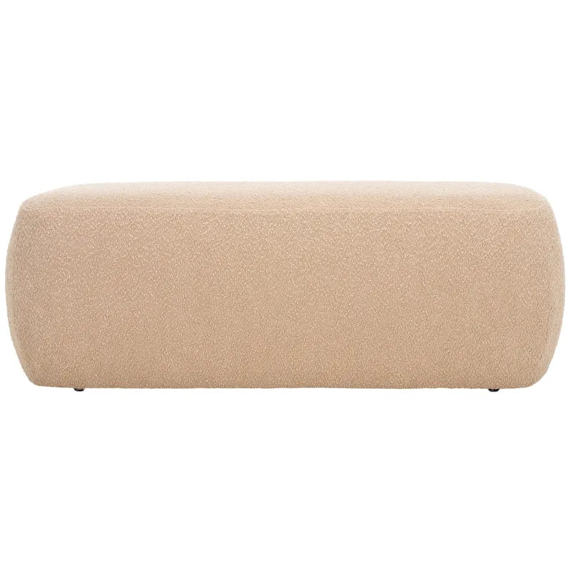 Rectangular Velvet Ottoman – Modern Accent Footstool