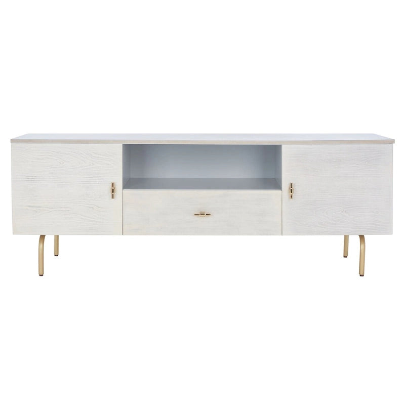 Meuble TV moderne avec pieds dorés