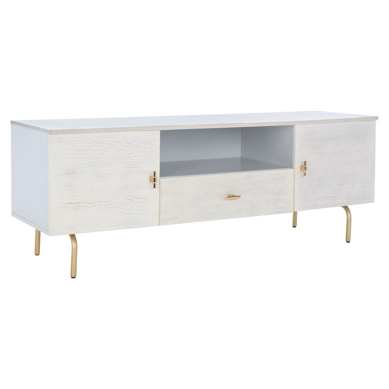 Meuble TV moderne avec pieds dorés