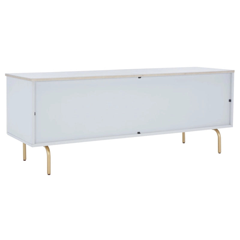 Meuble TV moderne avec pieds dorés