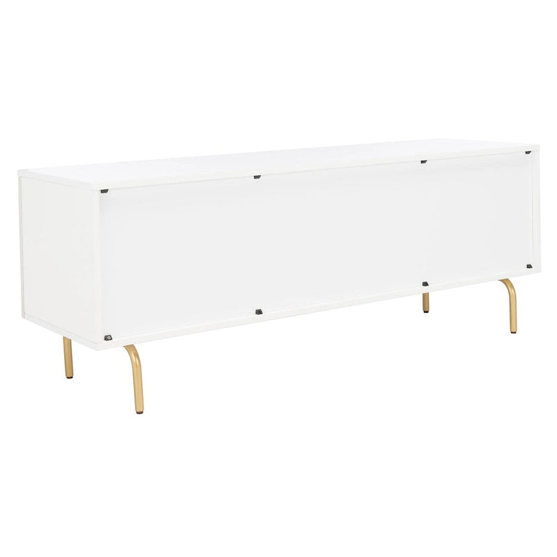 Meuble TV moderne avec pieds dorés
