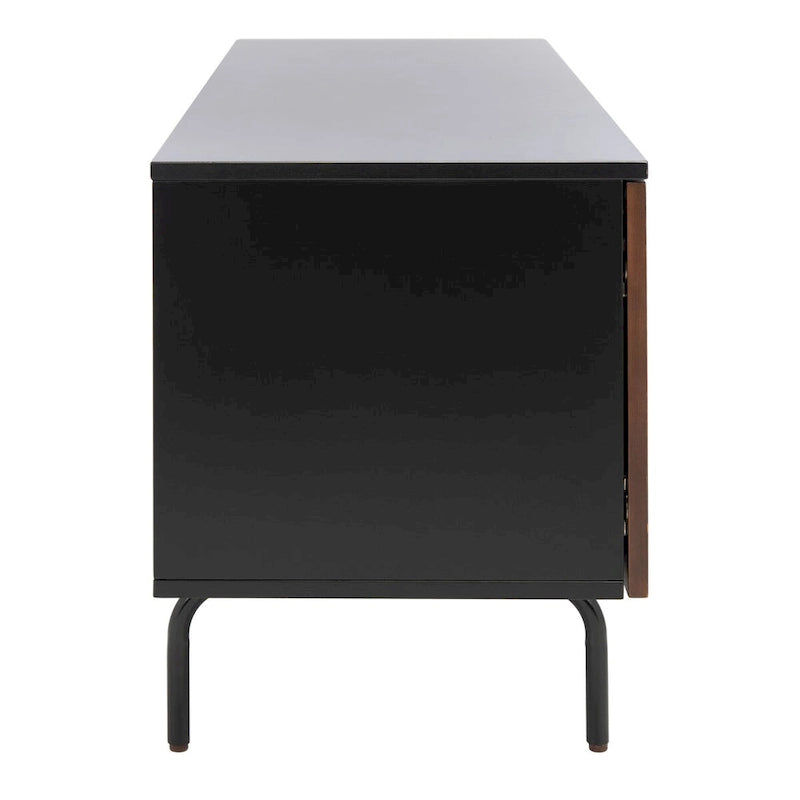 Meuble TV moderne avec pieds dorés