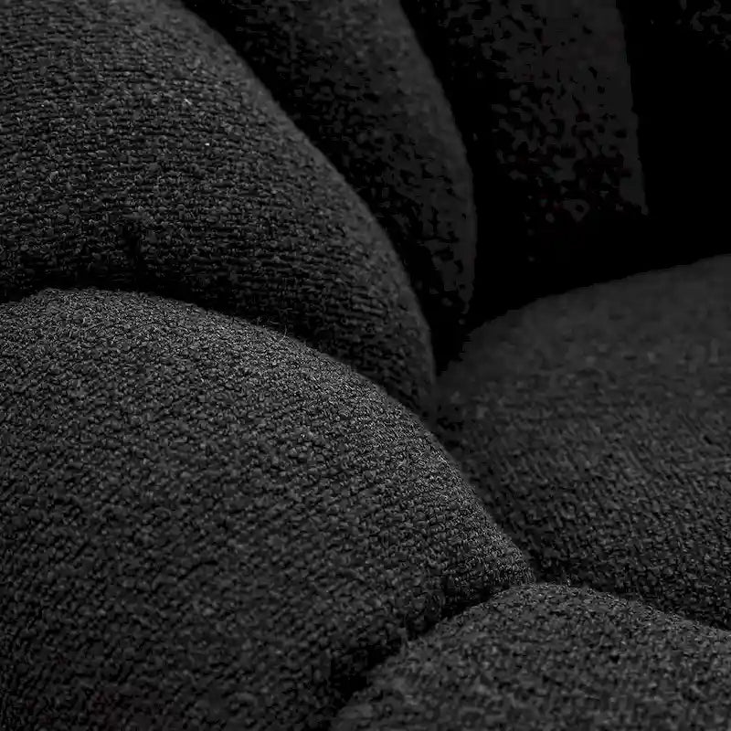 Pumpkin-Shaped Sofa – Compact Accent Loveseat for Small Spaces