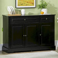Modern Buffet Cabinet with 2 Drawers & Adjustable Shelf