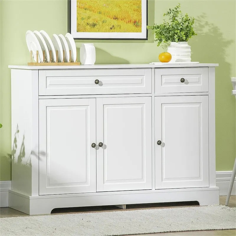 Credenza moderna con 2 cassetti e ripiano regolabile