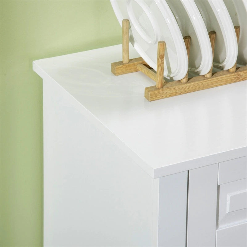 Modern Buffet Cabinet with 2 Drawers & Adjustable Shelf
