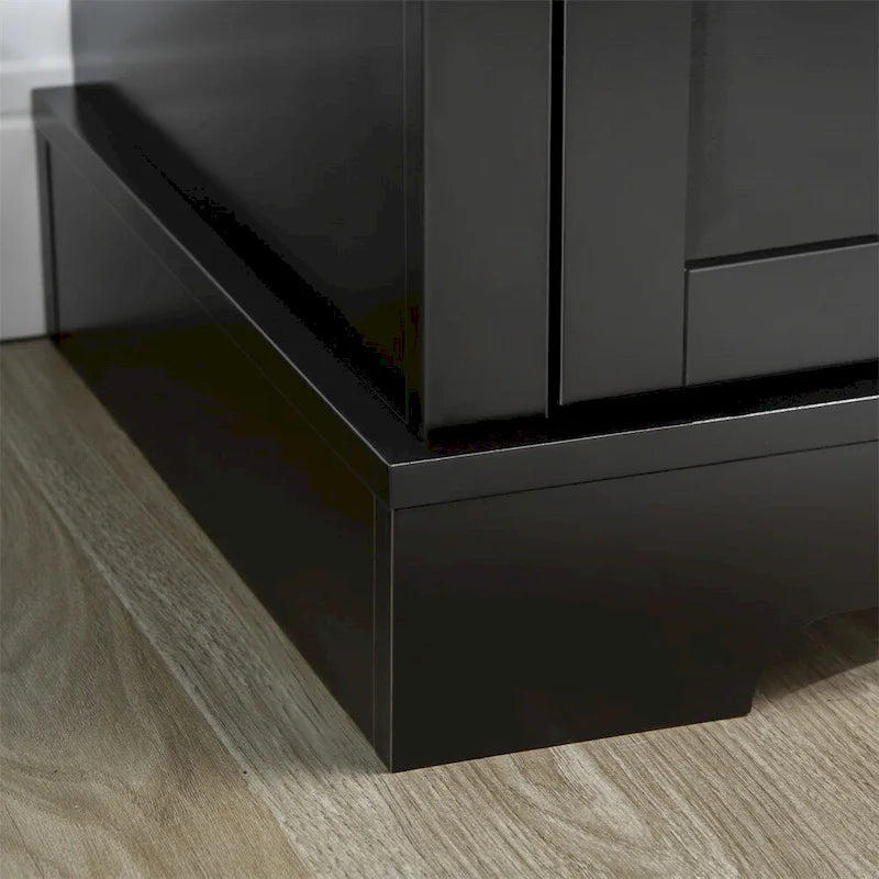 Modern Buffet Cabinet with 2 Drawers & Adjustable Shelf