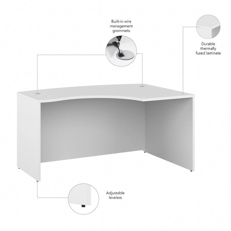 60" Right-Hand L-Shaped Office Desk
